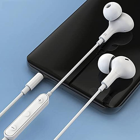 Earbuds Wired in-Ear Headphones Magnetic Earphone with Microphone for Samsung Galaxy A03s A12 A13 A52 A22 A32 A02 A42 5G A11 A21 A31 A51 A71 A10e ...