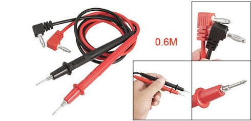 Uxcell a11080100ux0145 Dmiotech Banana Plug Multimeter Probe Test Lead Cable, 0.6M Pair, 1000V, Black...