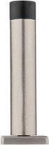 National Hardware N830-527 Reed Door Stop, 3", Satin Nickel with Matte Black Tip, 1 Count (Pack of 1)...