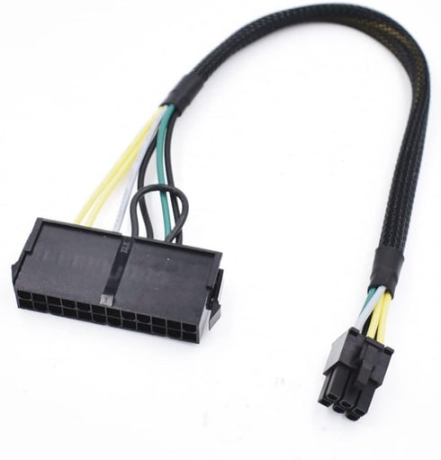 for Dell Motherboard with 6 Pin Port 24 Pin to 6 Pin ATX PSU Power Adapter Cable 13.3-inch(34cm)...