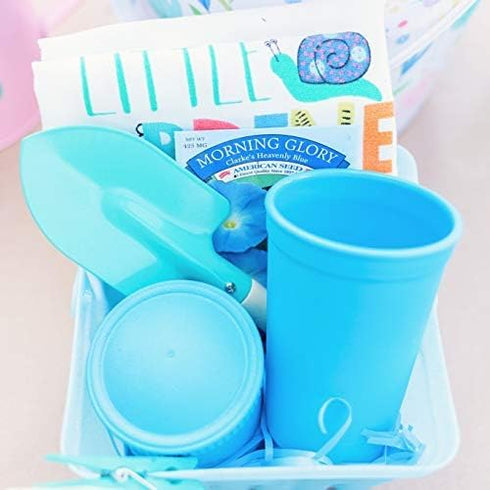 Re-Play Kids Dinnerware Set - 10 oz. Open Cup, 7" Flat Plate, 12 Oz. Bowl, Rounded Tip Fork and Deep Scoop Spoon - Dishwasher/Microwave Safe - Mad...