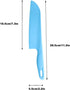 Plastic Vegetable Knife, 11" Serrated Edge Pizza Cutter with Non-slip Handle for Kitchen, Pizzas, Salad, Cakes, Bread, Fruit, and Lasagna, Nylon K...