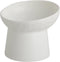 Small Ceramic Raised Cat Bowls, Tilted Elevated Food or Water Bowls, Stress Free, Backflow Prevention, Dishwasher and Microwave Safe, Lead & Cadmi...