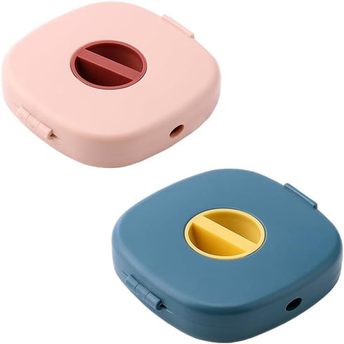 2pc Retractable Cable Winder Organizer, Charging Cord Organizer, Headphone Cable Holder, Small Case Cord Keeper for USB Cable Headset Cord Mouse W...