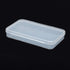 AKOAK Clear Polypropylene Rectangle Mini Storage Containers Box with Hinged Lid for Card,Accessories,Crafts,Learning Supplies,Screws,Drills,Batter...