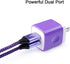 USB Wall Charger Block Phone Power Adapter Charging Brick Plug with 2Pack 6Ft Type C Charger Cable for Samsung Galaxy S24 S23 FE S22 S21 S20 A15 Z...