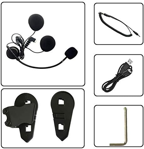 Motorcycle Bluetooth Headset BT-S3 Type C Headphone Accessories (Hard Microphone)...