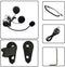 Motorcycle Bluetooth Headset BT-S3 Type C Headphone Accessories (Hard Microphone)...