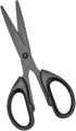Office Scissors 6" Black Metal All Purpose Straight Small Scissors Stainless Steel Sharp Blades ABS Non-Slip Handles Scissors for Paper Student De...