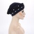 Women Pearl Beaded Braid Hijab Turban Hat Twisted Cancer Headscarf Chemo Beanies Bandana Headwrap Cap...