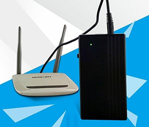 5V Home Use UPS 4000mah,14.8wh 4000mAH Capacity 5V 2A Uninterruptible Power Supply Driver Mini UPS with Back Up Battery for Smart Home Product, Mo...