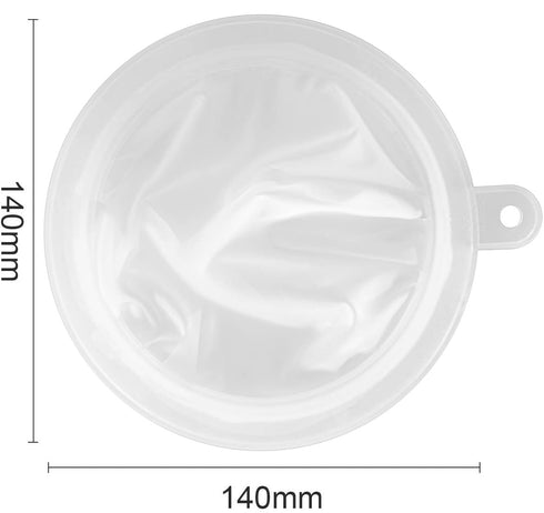 HAUSPROFI Stainless Steel Funnel, 5.1 inch 304 Stainless Steel Kitchen Funnel with 200 Mesh Food Filter Strainer for Transferring Liquids, Oil, Ma...