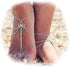2 Pcs Bohemian Layered Anklet with Toe Ring Silver Turquoise Barefoot Sandals Summer Beach Wedding Foot Accessories Boho Toe Link Ankle Bracelet f...