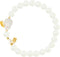 Fuqimanman2020 Classical Hetian Jade Gold Leaf Rabbit Stretch Bracelet Natural Stone Strand Temperament Layered Adjustable for Women Feng Shui New...