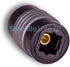 SatelliteSale Digital Toslink SPDIF Optical Female to Female Coupler PVC Black Adapter...