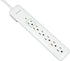 Monoprice 109198 6 Outlet Slim Surge Protector Power Strip - White - 3ft Cord | UL Rated 540 Joules With Power/Circuit Breaker Switch...