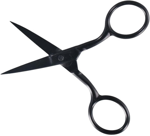 Small Sewing Scissors,3.6 Inch Embroidery Scissors,Black Stainless Steel Shears with Case for Crafting Fabric Needlework Threading DIY...