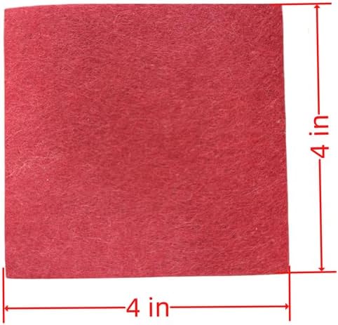 62pcs Felt Fabric Sheet 4"x4" Assorted Color DIY Craft Squares Nonwoven 1mm Thick...