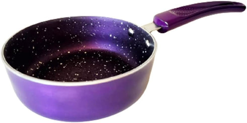 Mini Induction Base Aluminium Sauce Pan, Non Stick, Milk Pan, Tea Pan - Puple...
