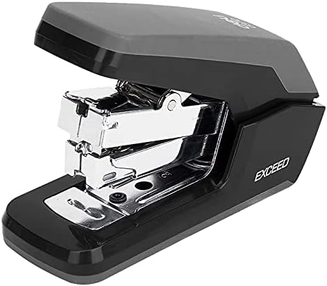 Staplers Office,Small One Touch Stapler Effortless Ergonomic Design, 25 Sheet Capacity(Deli0370)...