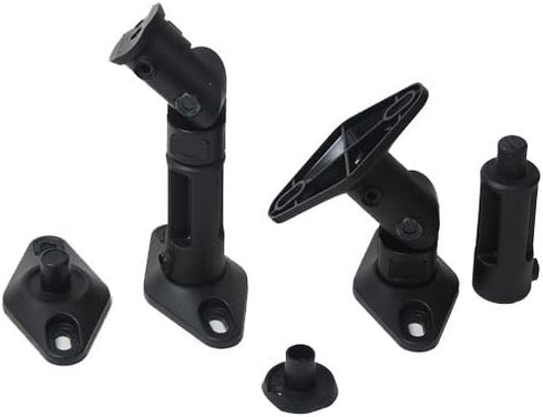 VideoSecu 2 Satellite Speaker Wall Ceiling Mounts Brackets 1EH (Black, 2 Pack)...