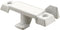 Prime-Line F 2756 Sash Lock, Deep Offset Latch, 9/32 In. Projection, Fits Single and Double Hung Metal Windows, Diecast, White-Painted, (Single Pa...