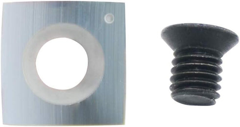 15mm Square Tungsten Carbide Replacement Cutter Inserts Knives 15 x 15 x 2.5mm-4 Edges with 6" Face Radius fit for Woodworking Helical Planer Head...