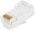 Monoprice Cat6 Plug Solid W/Insert 50U 100pcs/Bag...