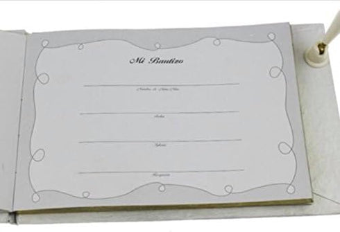 Mi Bautizo Guest Book Mi Bautizo Theme Guest Book...