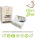 Ohm Earth’s Ohm Floss Refill – Natural Biodegradable Silk Dental Floss for Refillable Bamboo/Steel Holder, Natural Candelilla Wax, 100% Compostabl...