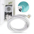 Washing Machine Water Inlet Hose, Washer Pipe Tube Connector White Color Long Length, 6.56ft or 9.84ft(optional)(9.84ft)...