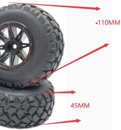 SF033 10SC Tyre Tires No Wheels Fits 1/10 1/12 RC Off Road Rock Cralwer Shore Truck huanqi 727 axial YETI HPI Blitz 10 Associated Short Course Sla...