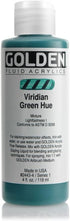 Golden Historical Fluid Acrylic Colors Viridian Green Hue 4 oz...