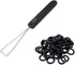 AKWOX Keycap Puller Tool + 135pcs Rubber O-Ring Sound Dampeners for Mechnial Keyboard Cherry MX Key Switch...