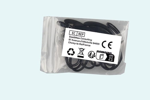 10PCS Bluetooth Headset Earpiece Universal Receiver Clip 360 Degree Rotate Clamp Holder Earhooks Ear Loop Replacement (6mm - Black)...