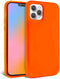 FELONY CASE - iPhone 11 Pro Case - Neon Orange Silicone Phone Cover | Liquid Silicone with Anti-Scratch Microfiber Lining, 360° Shockproof Protect...