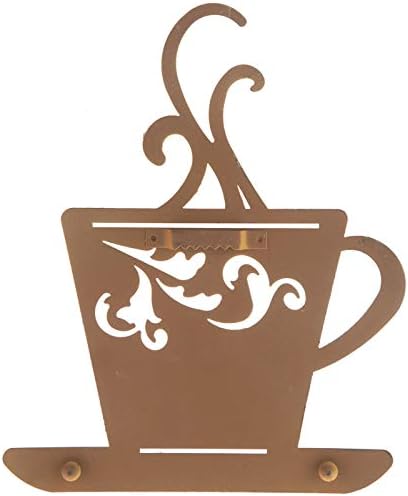 Everydecor Yellow Metal Coffee Cup Wall Decor...