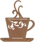 Everydecor Yellow Metal Coffee Cup Wall Decor...
