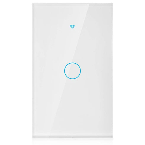 Switch, Remote Switch with Highly Sensitive Touch Keys, Suitable for Google, 1-Way AC(White)...