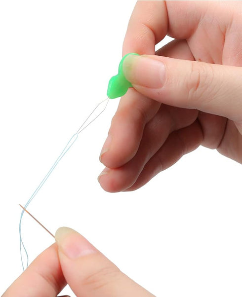 Eketirry Plastic Needle threaders, 50Pcs Needle Threader Hand Machine Sewing Tool for Sewing Crafting, Knitting Craft, Quilting, DIY Art, Color Ra...