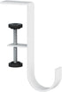 3 Pcs Desk Mount Bag Holder Hook/Clamp-On Backpack Hanger/Headphone Hook Holder/Headset Stand Hanger Clamp Under Desk Space...