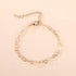 Hollow Love Heart Link Chain Bracelet Sterling Steel Bracelet for Women...