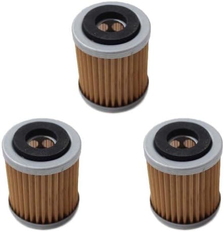 KN142 Oil Filter for Compatible with Yamaha YFM350 YFP350 YFM350X Warrior YFM350FW YFM400 Big Bear Wolverine YZ426F YZ250 YZ400F Replace HF142 KN1...