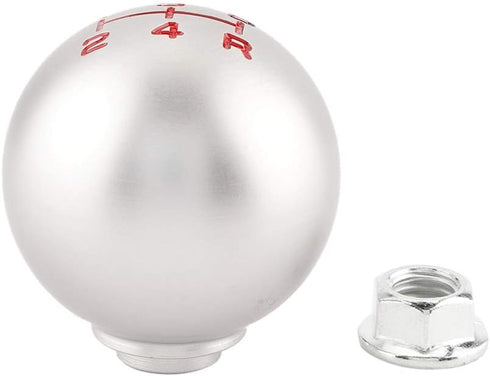Gear Shift Knob,Car Manual Aluminum Gear Stick Ball Shift Knob Shifter Lever Head (5 Speed)...