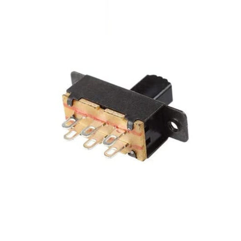 SS22F25-G7 2-position DPDT 2P2T panel Mount mini slide switch soldering lug 20Pcs...