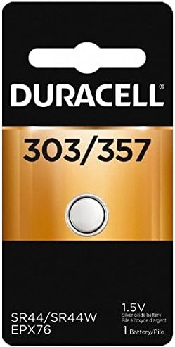10 Duracell 357 303 A76 PX76 SR44W/SW LR44 AG13 Silver Oxide Battery...