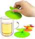 Tvoip 4Pcs Silicone Leakproof Cup Lid Heat Resistant Reusable Sealed Cover Kitchen Accessories Tea Cup Suction Seal Cap Cup Lid (NO.2)...