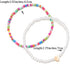 Colorful Beaded Anklet Pearl Heart Anklet Layered Ankle Fashion Beach Foot Jewelry for Women and Teen Girls...