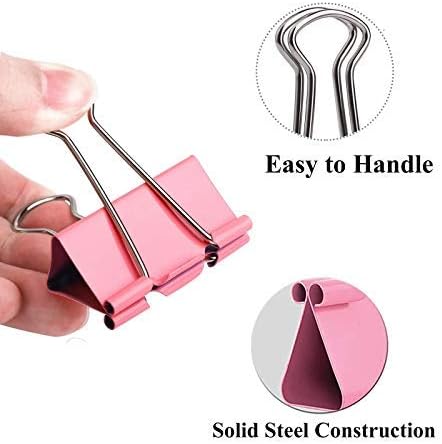 18 Pcs Colorful Extra Large Binder Clips 2 inch Length for Office...