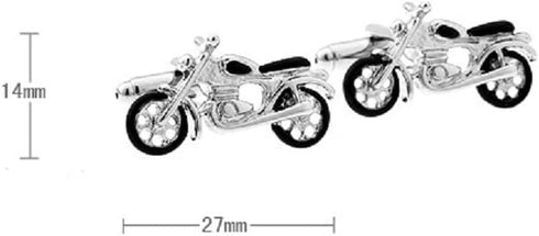 Motorcycle Bike Street Cruiser Pair of Cufflinks in a Presentation Gift Box & Polishing Cloth...